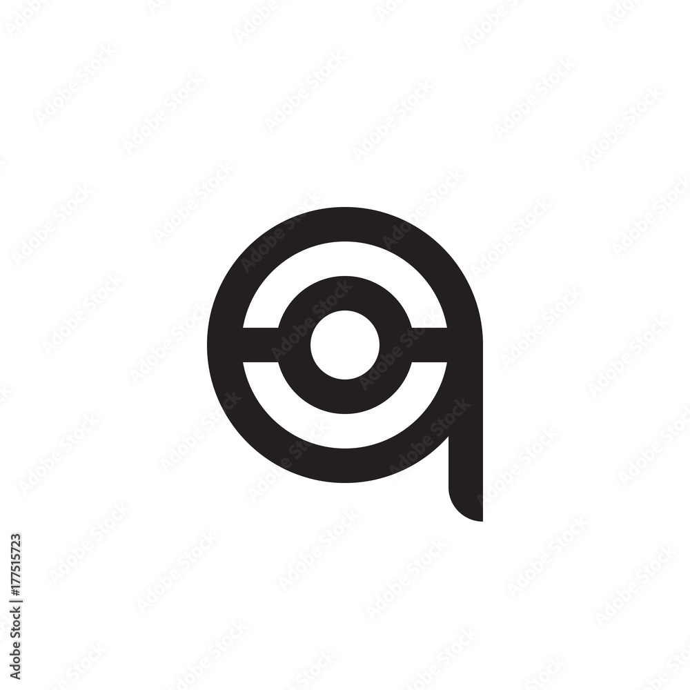 Initial letter qo, oq, o inside q, linked line circle shape logo, monogram black color
Initial letter qo, oq, o inside q, linked line circle shape logo, monogram black color