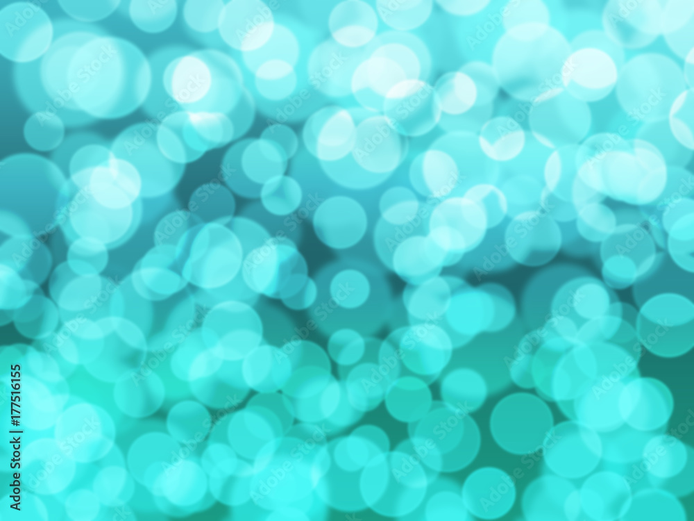 Colorful bokeh background in light blue tone Colorful bokeh background in light blue tone