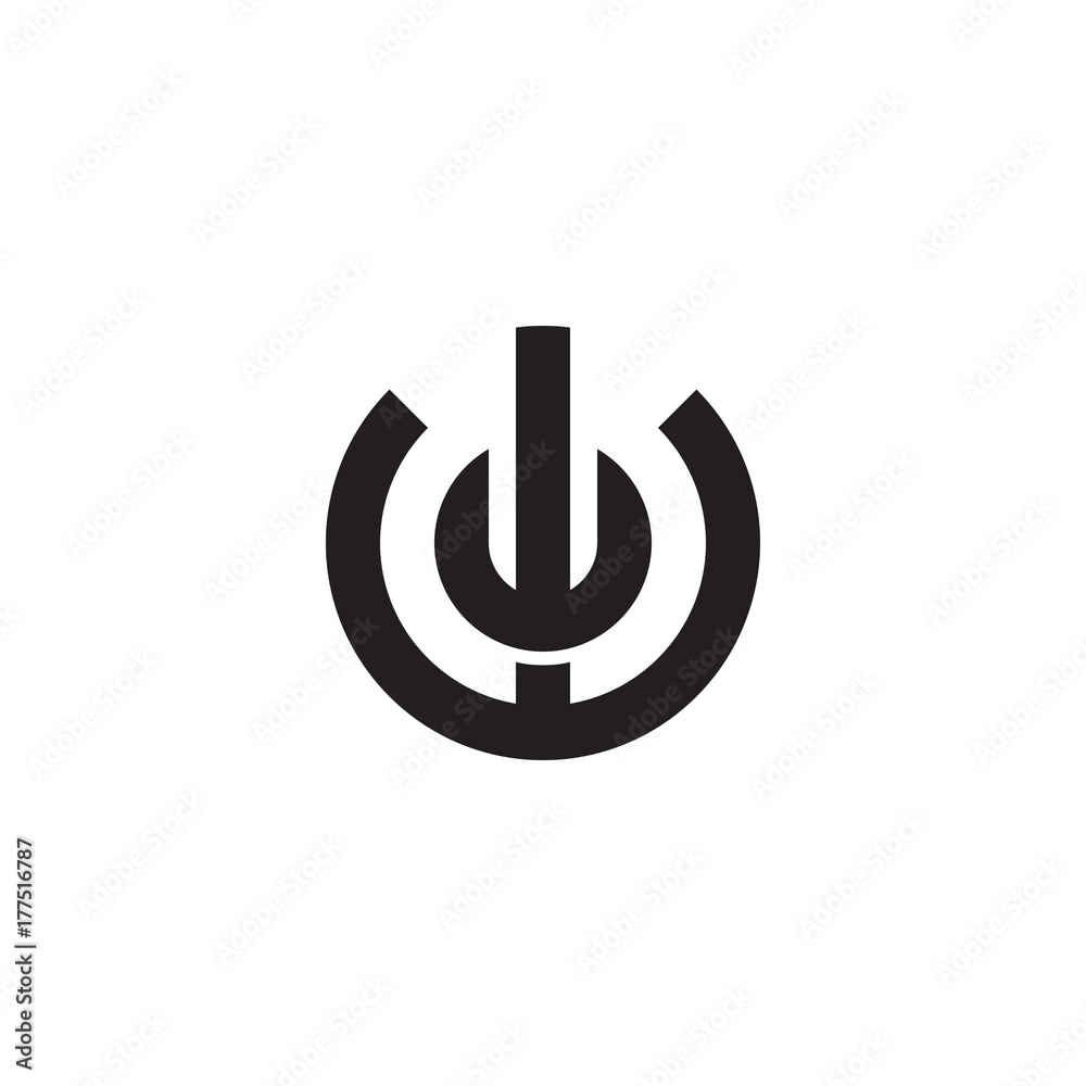Initial letter ww, w inside w, linked line circle shape logo, monogram black color Initial letter ww, w inside w, linked line circle shape logo, monogram black color