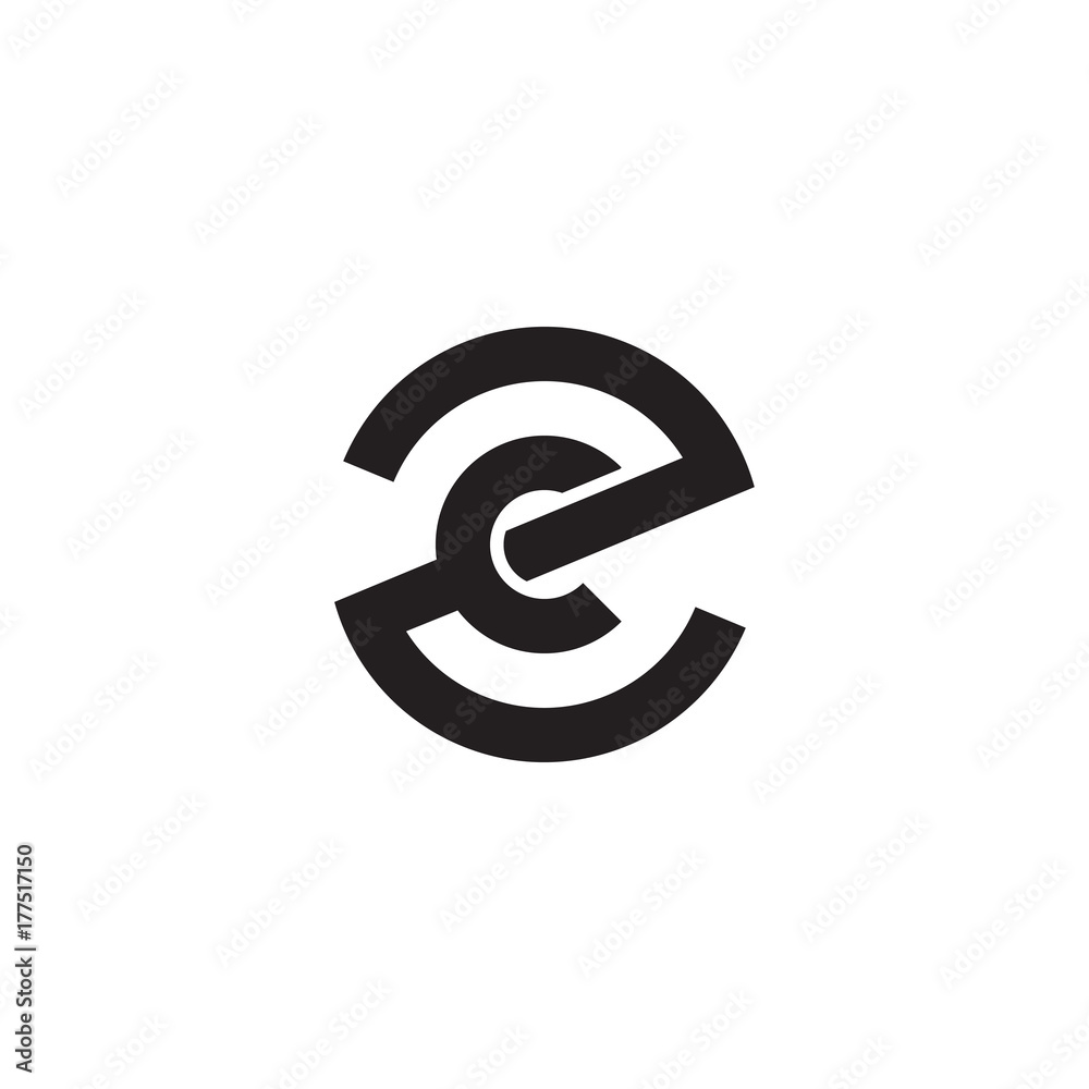 Initial letter zc, cz, c inside z, linked line circle shape logo, monogram black color Initial letter zc, cz, c inside z, linked line circle shape logo, monogram black color