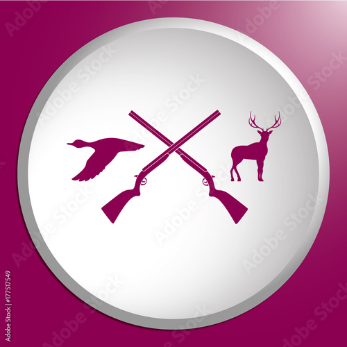 Hunting club logo icon