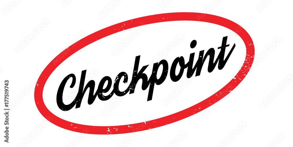 Checkpoint rubber stamp. Grunge design with dust scratches. Effects can be easily removed for a clean, crisp look. Color is easily changed. Checkpoint rubber stamp. Grunge design with dust scratches. Effects can be easily removed for a clean, crisp look. Color is easily changed.