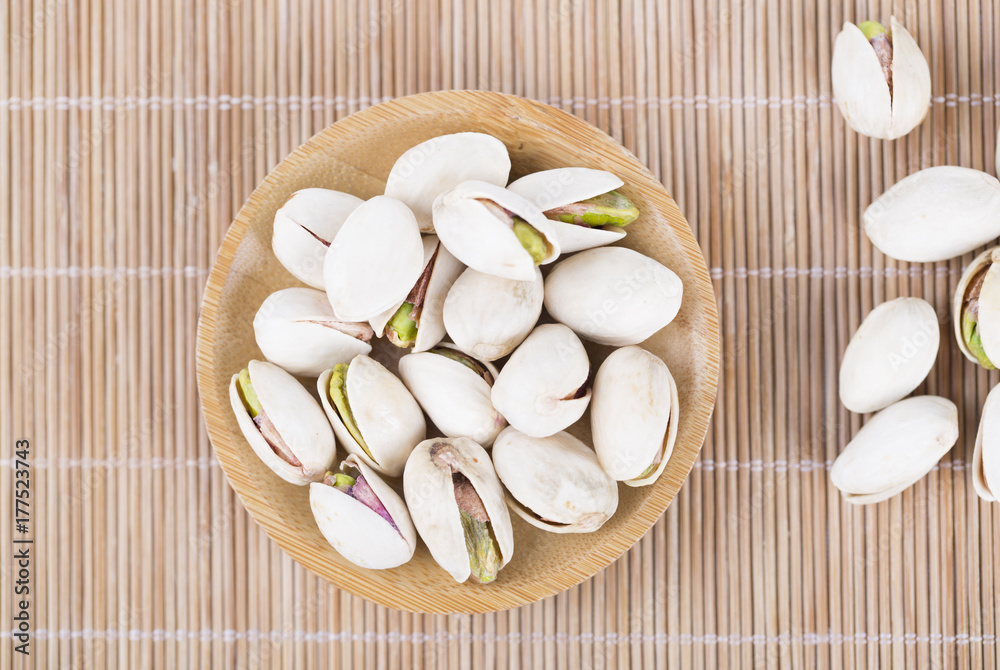 Pistachio nuts closeup. Pistachio nuts closeup.