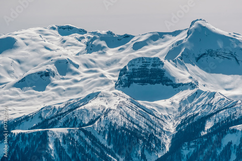 Winter mountain landscape. Krasnaya Polyana, Sochi, Russia © haveseen