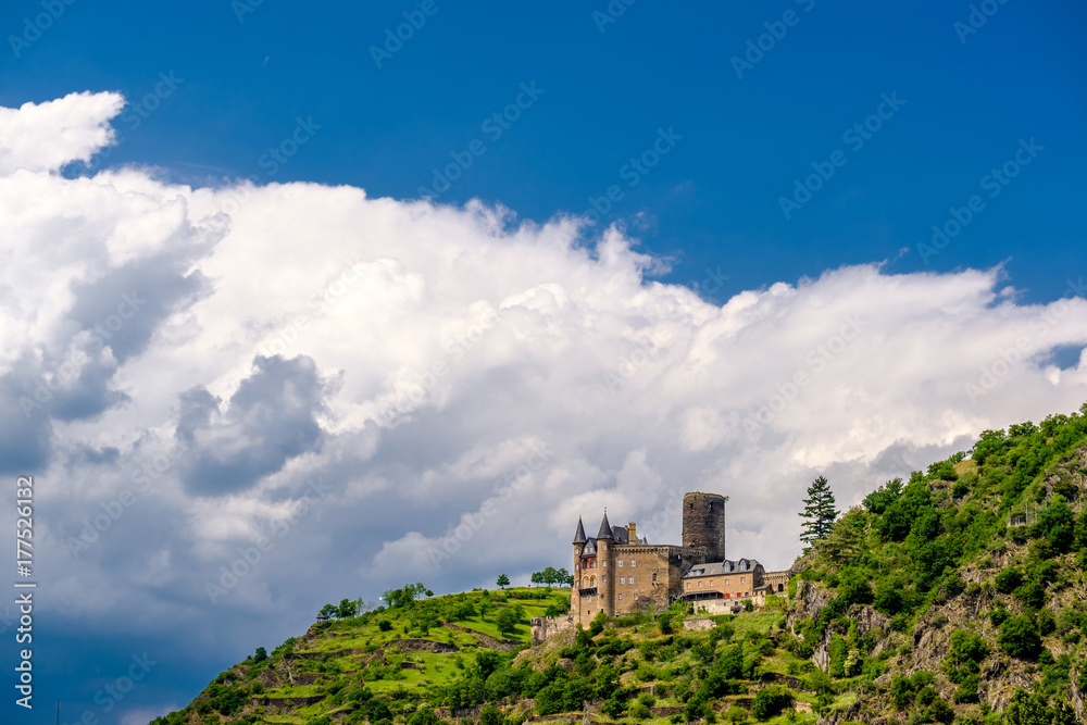 Katz Castle at Rhine Valley near St. Goarshausen, Germany Katz Castle at Rhine Valley near St. Goarshausen, Germany