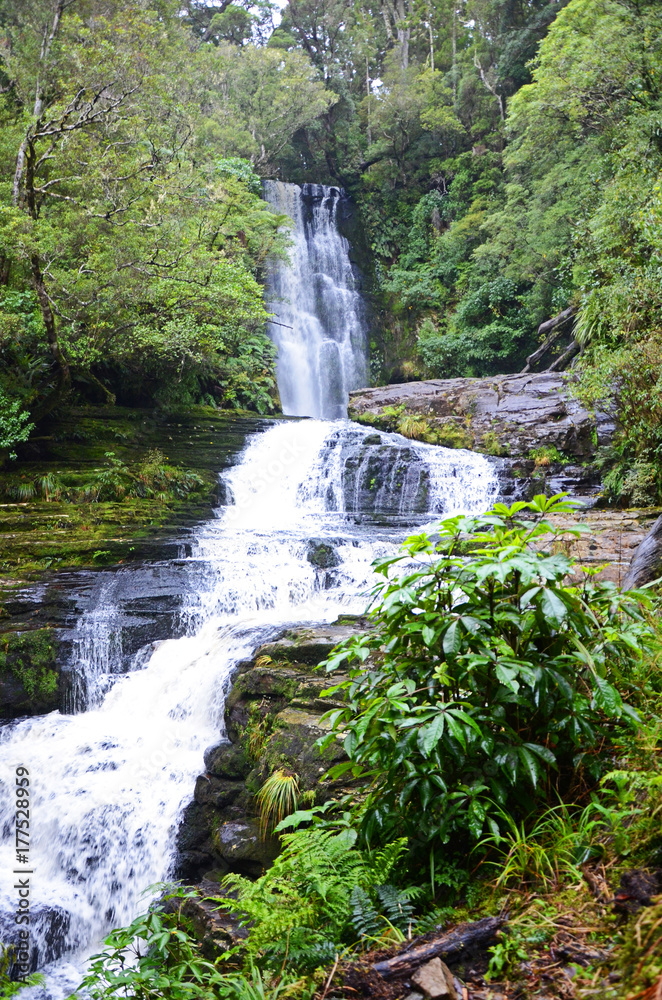 Obraz premium McLean Falls in the Catlins Coast of New Zealand