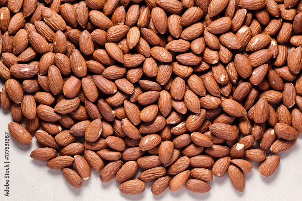 peeled almonds in background peeled almonds in background