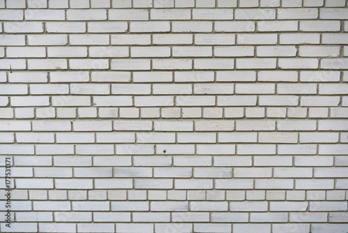 Wall of white brick. background