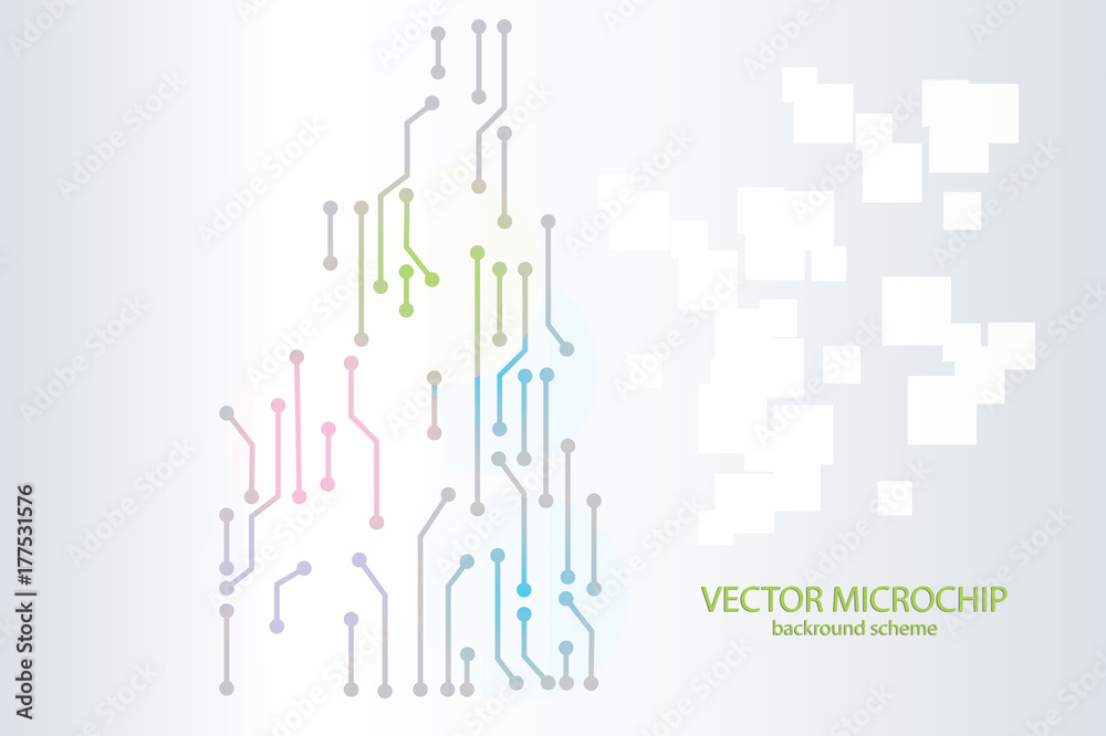 Vector Microchip background