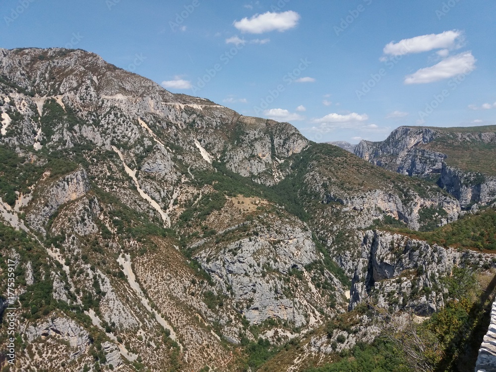 Schlucht von Verdon, Südfrankreich Schlucht von Verdon, Südfrankreich