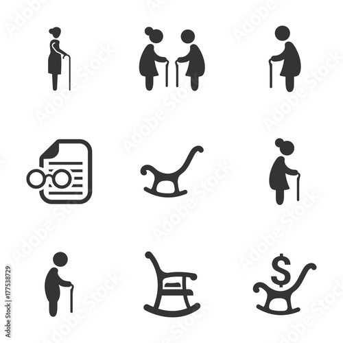 Retirement Plan Icons