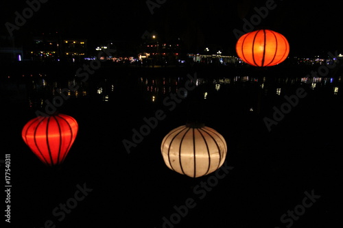 Lanterns at hoi an night market Vietnam. © Aurelien