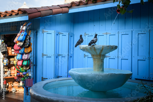 olvera street colorful market, los angeles