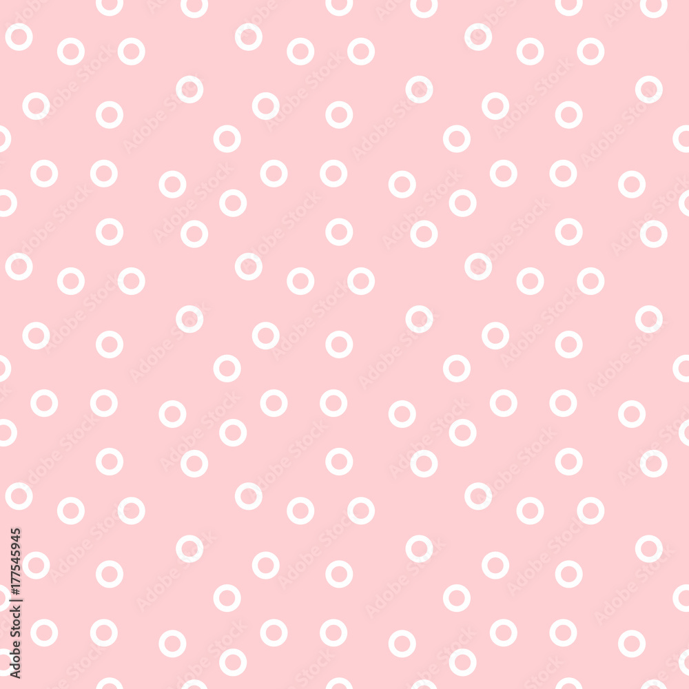 Circle seamless pattern.Vector background