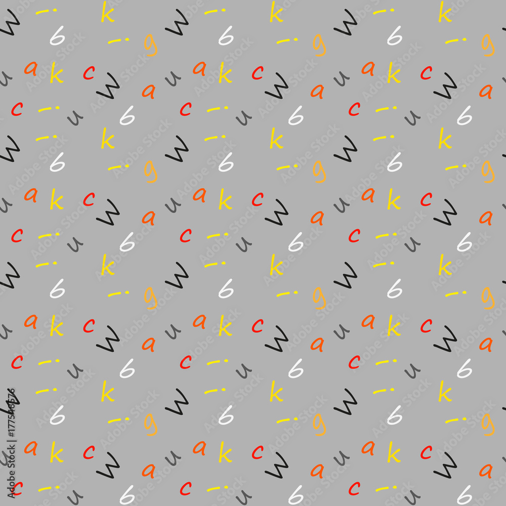 letters seamless pattern. letters seamless pattern.