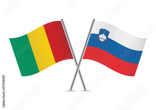 Guinea and Slovenia flags.Vector illustration. Free Download Guinea and Slovenia flags.Vector illustration. - GFXLoad