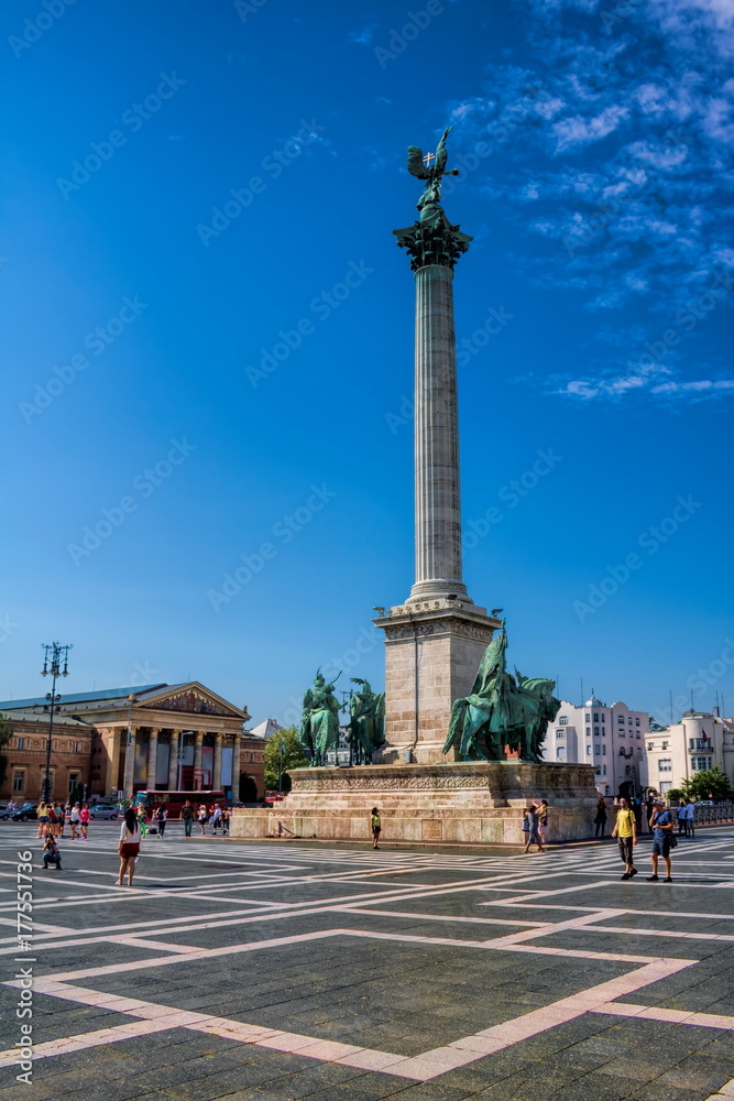 Obraz premium Budapest, Milleniumsdenkmal