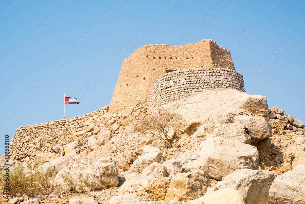 Fototapeta premium Dhayah Fort, Ras al Khaimah, United Arab Emirates