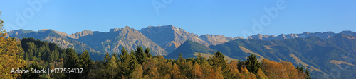 Allgäu - Bergkette - Panorama - Herbst 