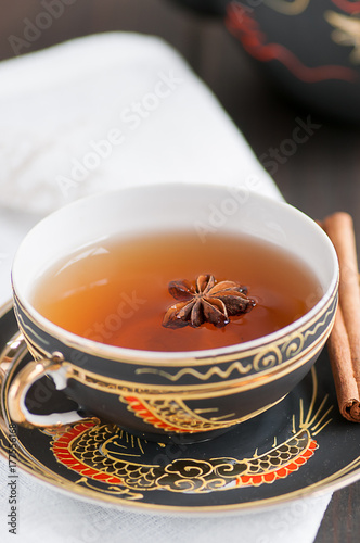 a cup of herbal tea