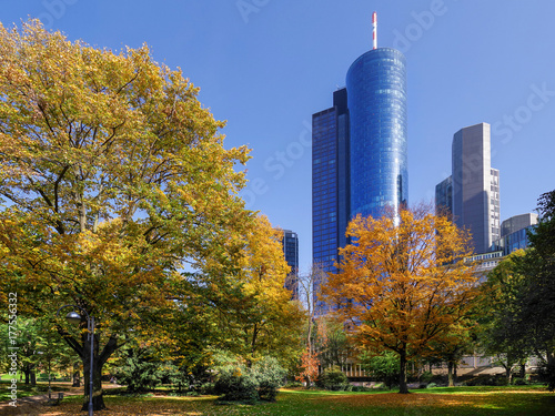 Türme der Metropole Frankfurt am Main photo