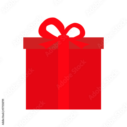festive gift in a red box