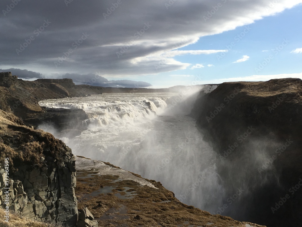 Obraz premium Gullfoss waterfall