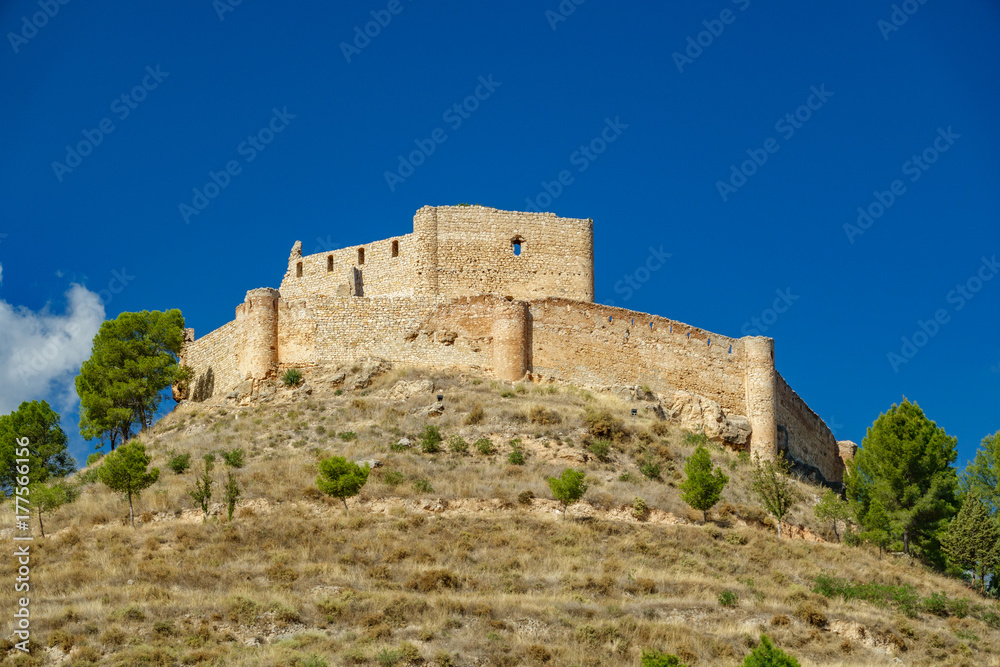 Jalance castle over hill