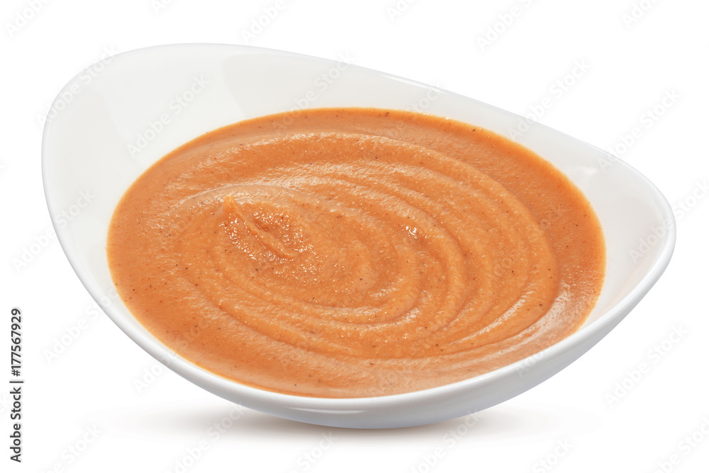 Cocktail sauce isolated on white background, shrimp sauce Cocktail sauce isolated on white background, shrimp sauce