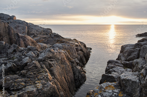 Sunrise on the Baltic sea w...