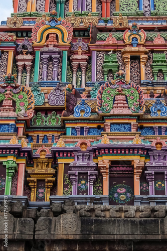 View of Nataraja temple, Chidambaram, Tamil Nadu, South India