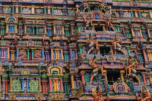 View of Nataraja temple  Chidambaram  Tamil Nadu  South India