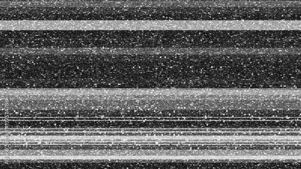 Three tv noise abstract backgrounds with glitch effect