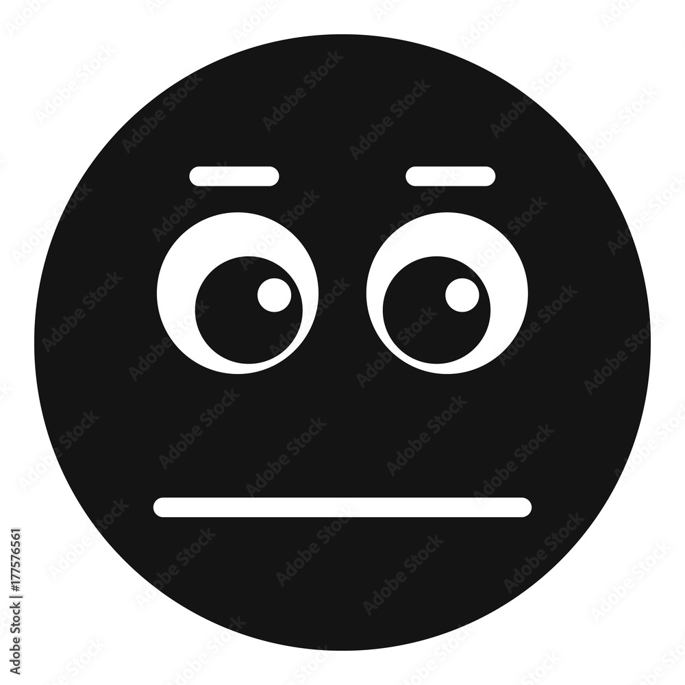Smile icon vector simple Smile icon vector simple