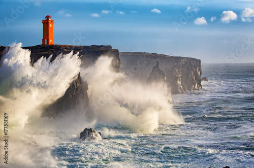 Storm waves at the west coast of Iceland © aiisha