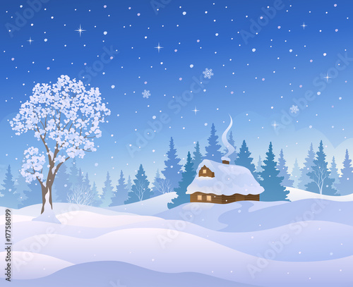 Christmas cabin
