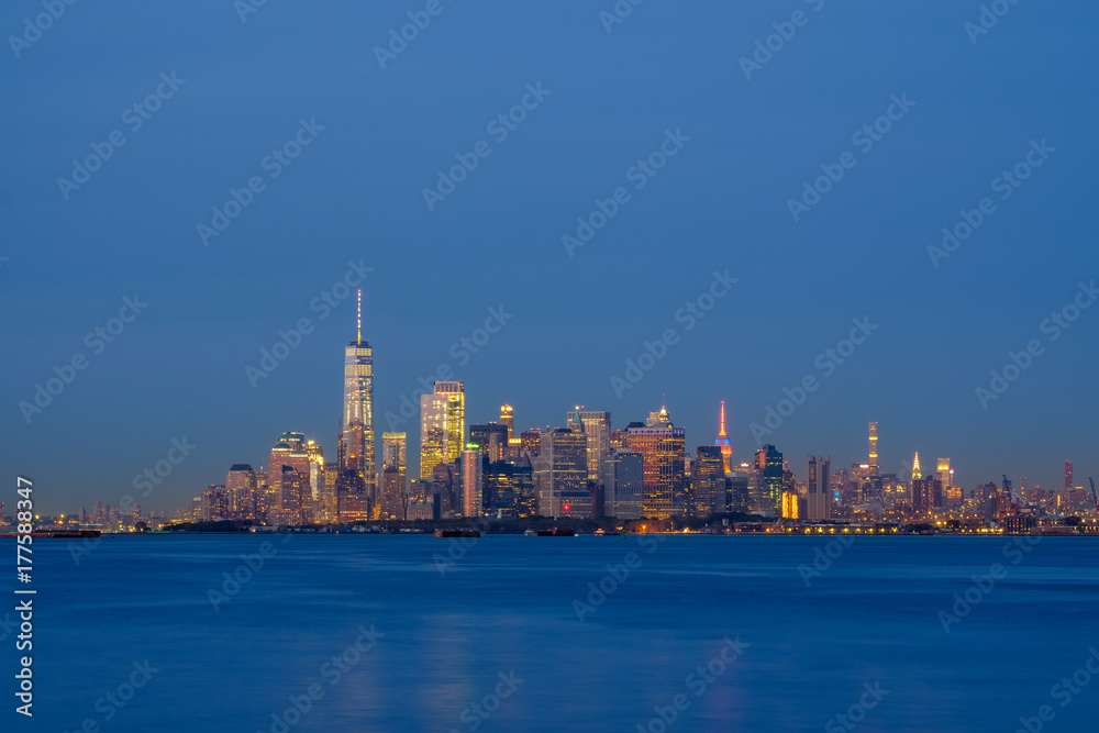 Lower Manhattan skyline