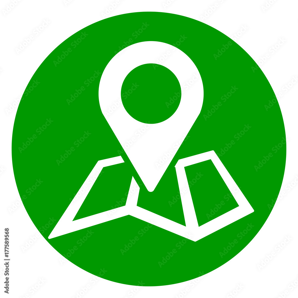 map pin green circle icon map pin green circle icon