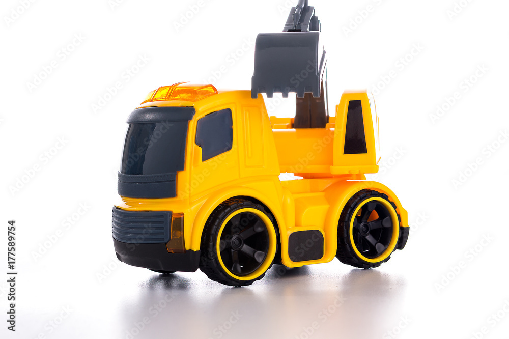excavator toy isolated excavator toy isolated