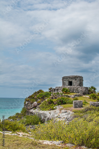 The Castle at Tulum Ruins  Quintana Roo  Mexico