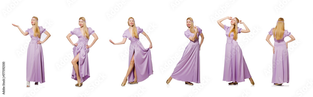Young woman in fashion concept Young woman in fashion concept
