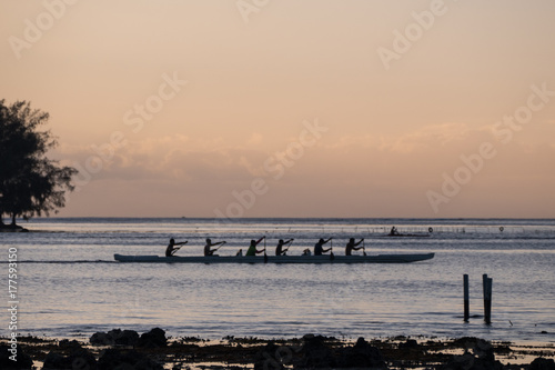 Outrigger silhouette
