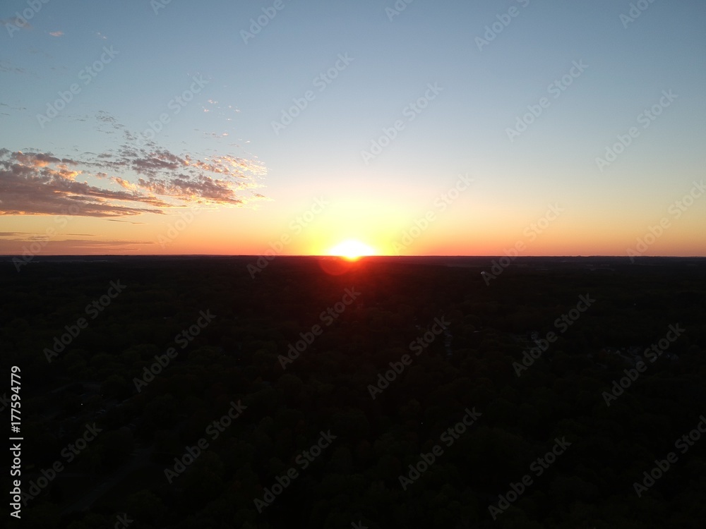 Fototapeta premium Fall Sunset 
