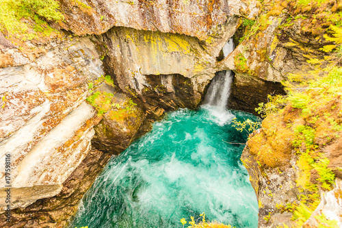 Gudbrandsjuvet gorge in Norway photo