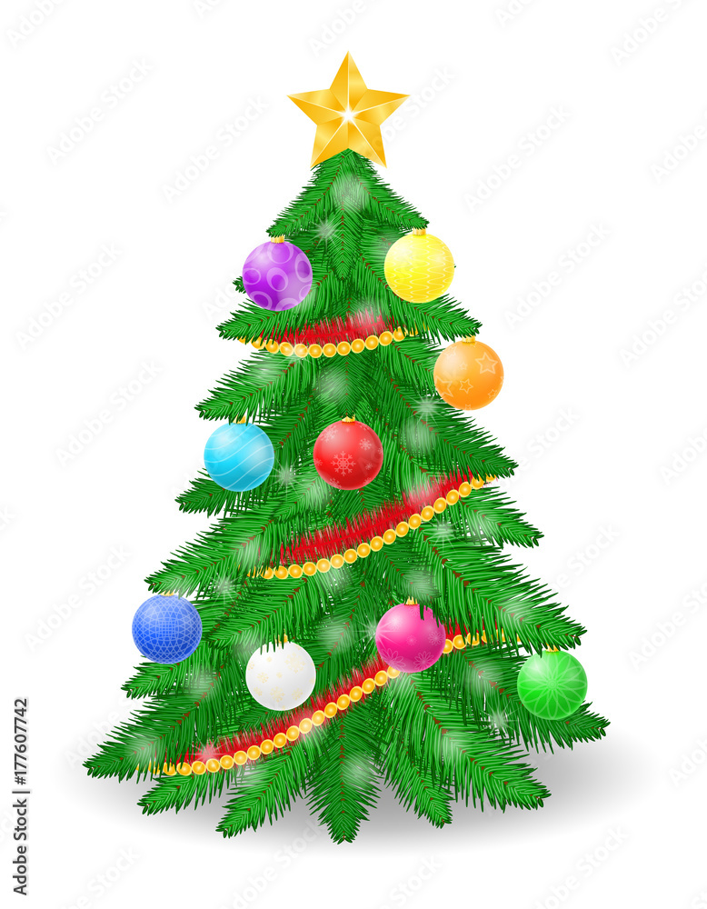 christmas tree stock vector illustration christmas tree stock vector illustration