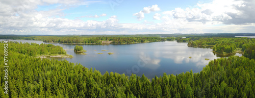 Finnish lake panorama 5