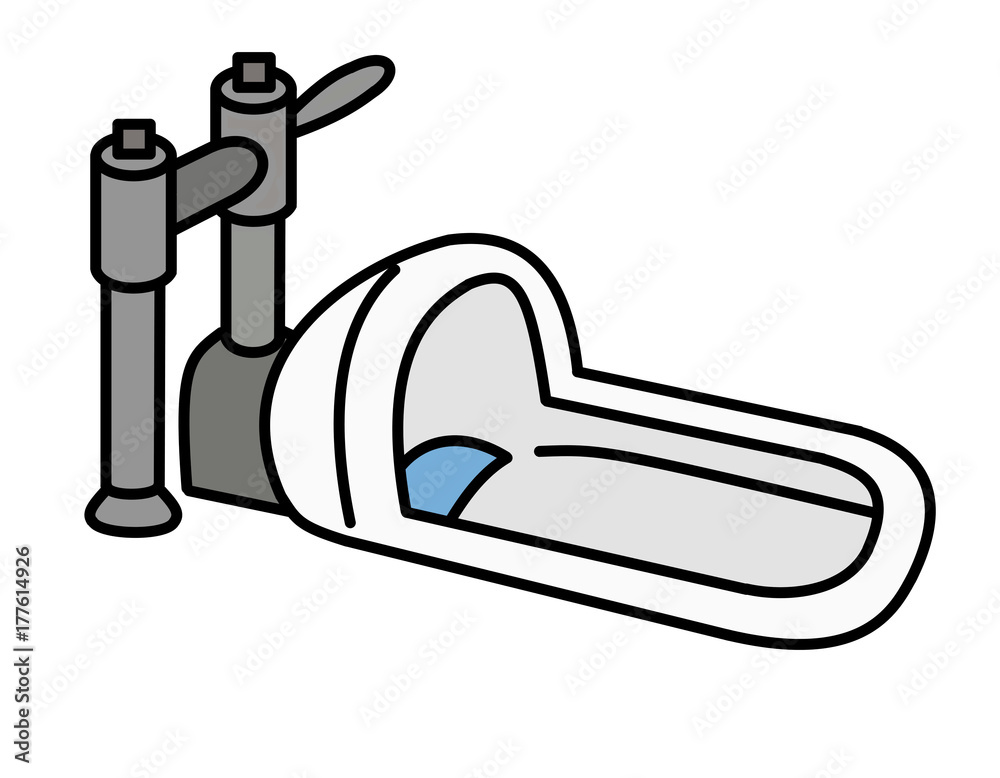 和式トイレ 色 Stock イラスト Adobe Stock