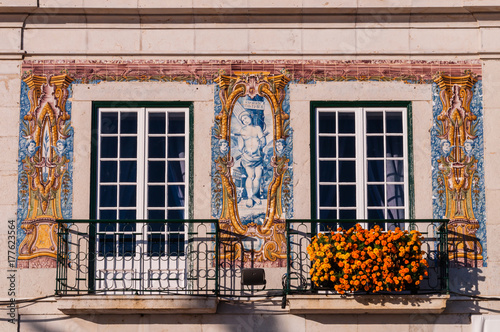 Cascais - Balkon des Rathauses; Portugal