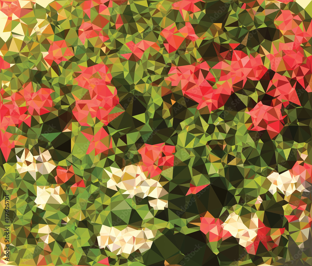flower triangles flower triangles