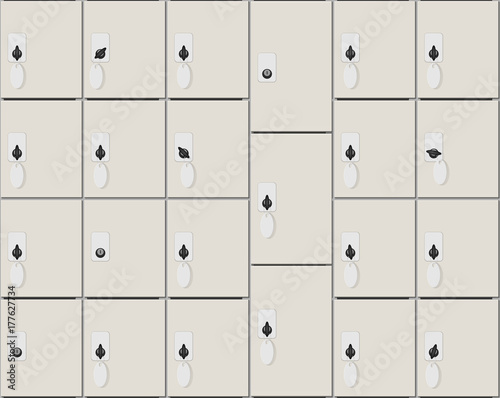 The Luggage storage seamless pattern